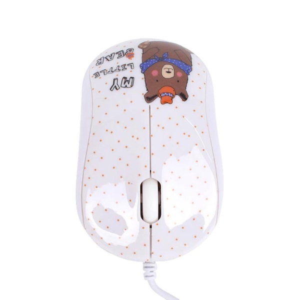 MOUSE HALION HA-M202 DISEÑO OSO PARDO