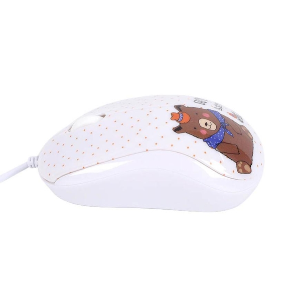 MOUSE HALION HA-M202 DISEÑO OSO PARDO