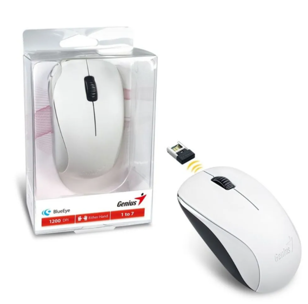 MOUSE GENIUS NX-7000 WIRELESS BLUEEYE WHITE (31030016401)