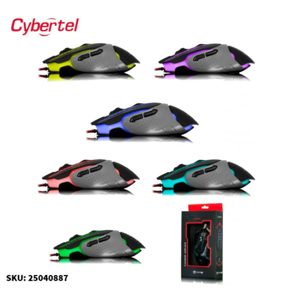 MOUSE GAMER CYBERTEL KEEPER CYB M 508+ 3200DPI