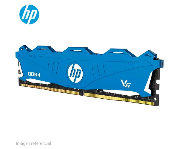 MEMORIA 8GB DDR4 HP V6 BLUE BUS 3000 MHZ CON DISIPADOR