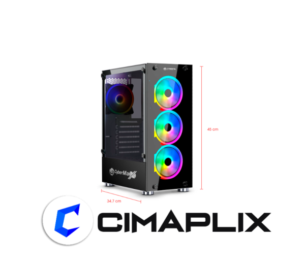 KILLER BLACK CBX5016 GABINETE GAMER (D:33CM, W: 19CM)