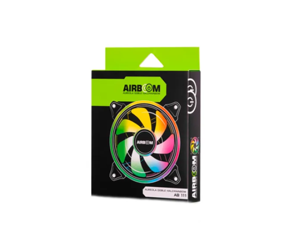 COOLER PARA CASE TIPO AUREOLA DOBLE HALO RAINBOW MOD: AB 111