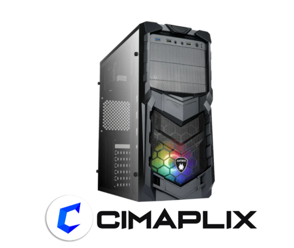 CASE C/FUENTE 350W ANTRYX ELEGANT 670, C/VENTANA, USB3.0 (AC-E670P-350CP)