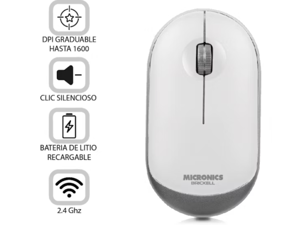 BRICKELL MIC M703RX MOUSE RECARGABLE MICRONICS