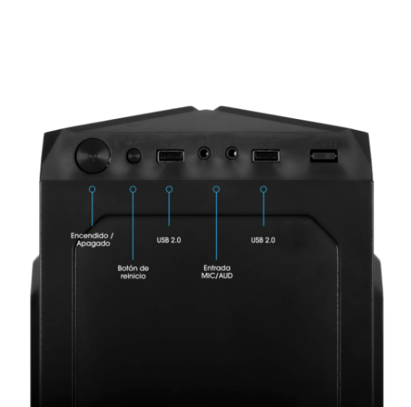 BRAIN ENC 2001 GABINETE MICROATX 230W 1FAN 8CM ENKORE