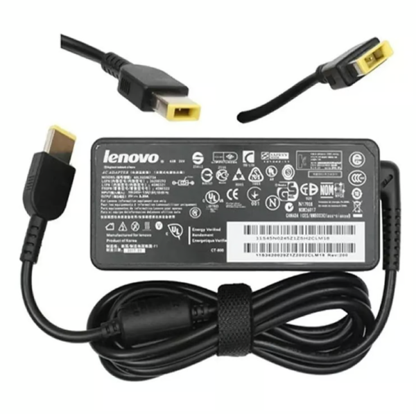 CARGADOR LENOVO 20V 3 .25A 65W PUNTA USB COMPATIBLE