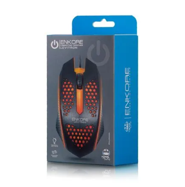 LEVITRON BLACK EKM107 MOUSE USB ENKORE / ROSADO 3 C/U