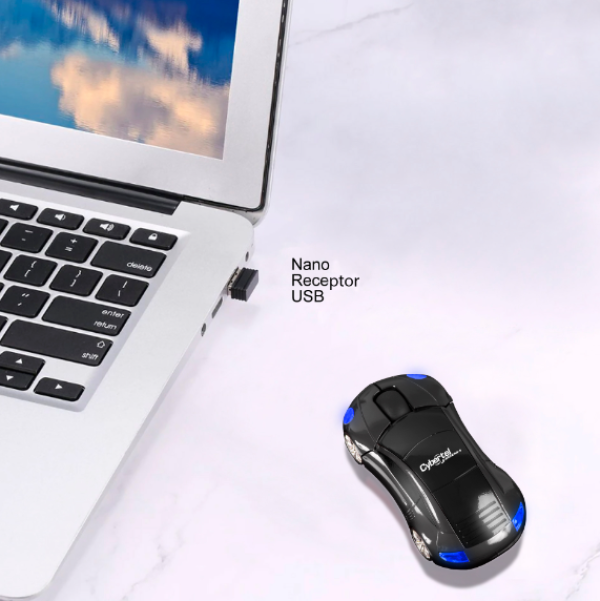 CARRERA-S NEGRO CYB M301S MOUSE WIFI CYBERTEL