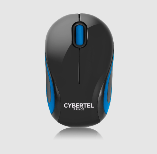 PRINCE BLACK/BLUE CYB M300 MOUSE WIFI CYBERTEL