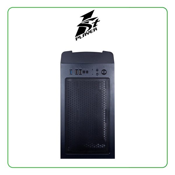 CASE 1ST PLAYER DK-D4 BLACK, RGB FAN X3 12CM