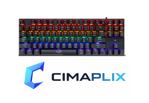 FALCON 87 ENK1005 TECLADO GAMER MECANICO USB RAINBOW ENKORE