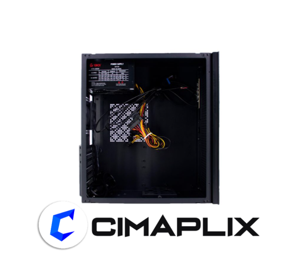 CASE TEROS TE-1036S, FACTOR DE FORMA ATX, 250 W, USB 3.0 / 2.0, AUDIO, NEGRO