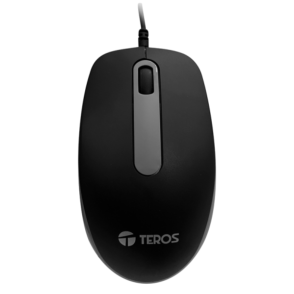 MOUSE ÓPTICO TEROS TE-1220S, 1000 DPI, USB, 3 BOTONES