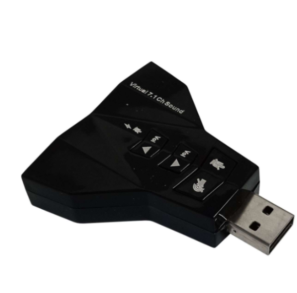 ADAPTADOR DE SONIDO USB VIRTUAL 7.1 CHANNEL SOUND C/CONTROL – PD560