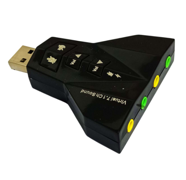 ADAPTADOR DE SONIDO USB VIRTUAL 7.1 CHANNEL SOUND C/CONTROL – PD560