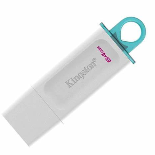 MEMORIA FLASH USB KINGSTON DATATRAVELER EXODIA, 64GB, USB 3.2 GEN 1, BLANCO