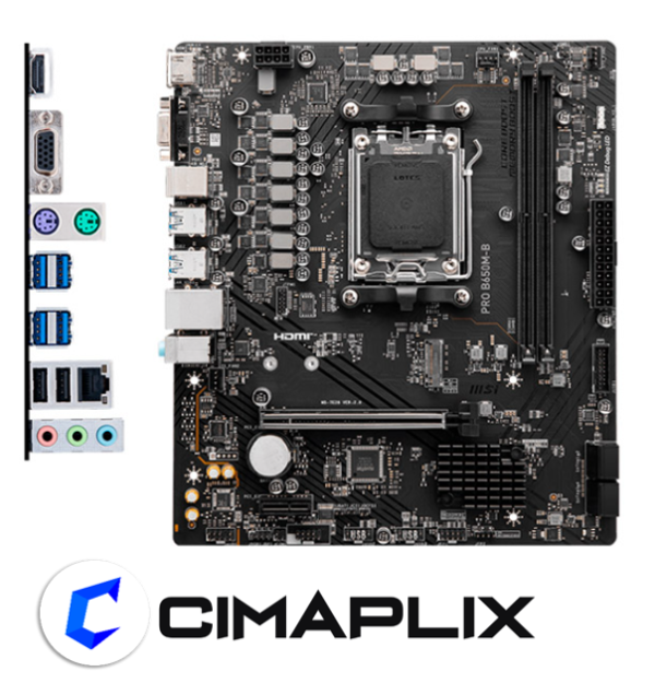 MOTHERBOARD MSI PRO B650M-B, CHIPSET AMD B650, SOCKET AMD AM5, MATX