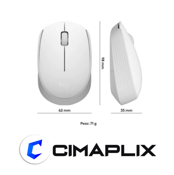 MOUSE LOGITECH M170 WIRELESS WHITE
