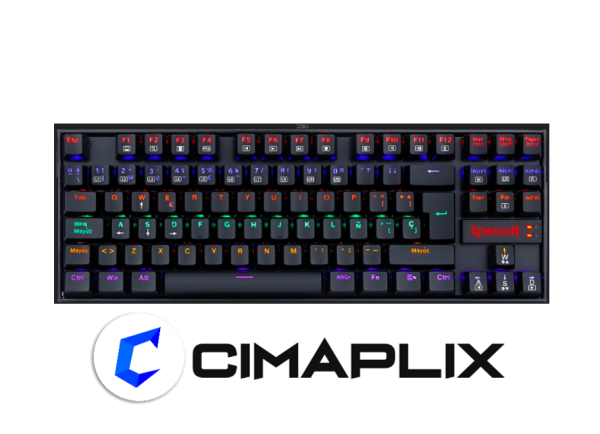 TECLADO REDRAGON KUMARA RAINBOW, SPANISH K552-KR-SP BLACK