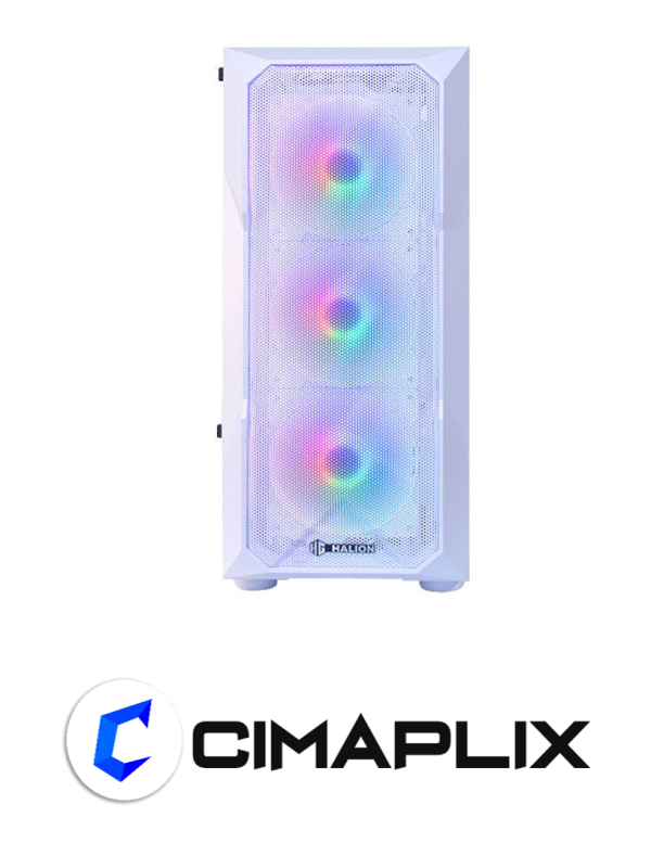 CASE ATX STUKA CR11 FUENTE 500W, 2XUSB 2.0, 1XUSB 3.0, AUDIO HD, 4X12CM LED RAINBOW COOLER, VT LATERAL , MALLA FRONTAL MEDIDAS: 365 X 200 X 455MM 2X3.