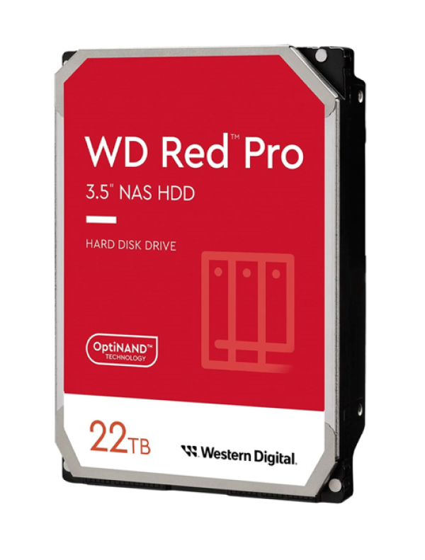 DISCO DURO WESTERN DIGITAL RED PRO WD221KFGX, 22TB, SATA 6GB/S, 3.5" 7200RPM, CACHE 512MB