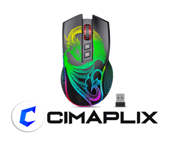 DRAGON 3 MIC GM806-3M MOUSE GAMER BT WIFI RECARGABLE USB-C RGB 7B 4800DPI MICRONICS
