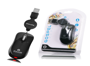 GOSPEL EKM103X MOUSE USB RETRACTIL ENKORE