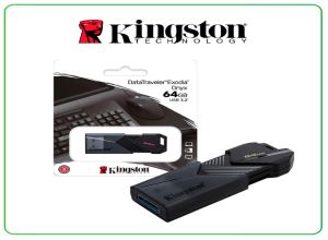 MEMORIA FLASH USB KINGSTON DATATRAVELER EXODIA ONYX, 64GB, USB 3.2 GEN 1