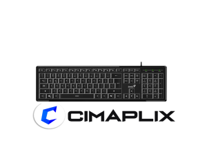 - TECLADO GENIUS SLIMSTAR 820 RETROILUMINADO AI COPILOT USB SP BLACK