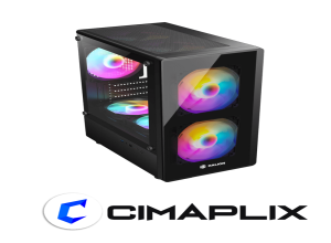 CASE MATX GAMER HALION LUNA P25 3XRGB SIN FUENTE