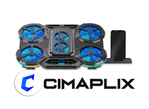 GLACIAL 6 AB055 BASE CON COOLER 6FANS 4X10CM + 2X7CM AIRBOOM